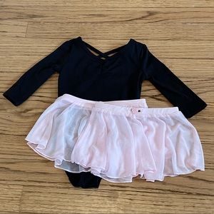 Toddler Dance Outfit Leotard and Skirts